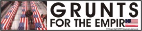 "Visit Afghanistan -- Where empires go to die." -- Bruce Brown