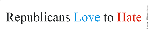 Republicans Love to Hate