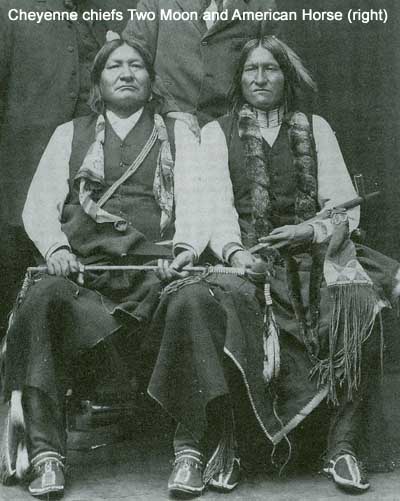 Cheyenne chiefs Two Moon and American Horse