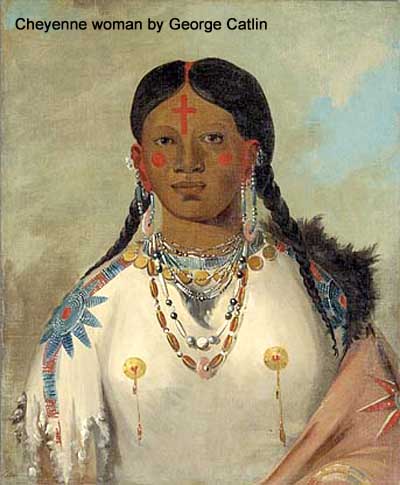 Cheyenne woman by George Catlin