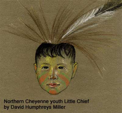 Northern Cheyenne youth Little Chief by David Humphreys Miller