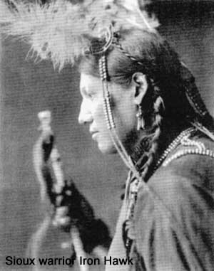 Hunkpapa Sioux warrior Iron Hawk