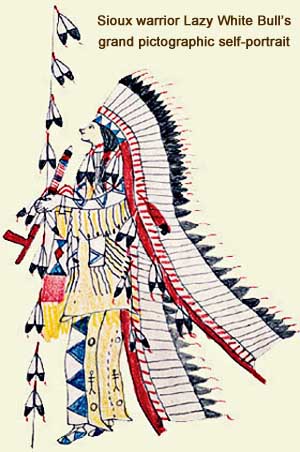 Oglala Sioux warrior Lazy White Bull