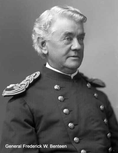 Capt. Frederick W. Benteen, called by many the bravest American at the Battle of the Little Bighorn