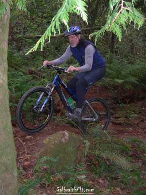 Mongo cruisin' Kaya on Galbraith Mt.