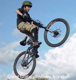 Great Galbraith Mt. Riders: Brandon at Freeride Party2 in Bellingham, WA