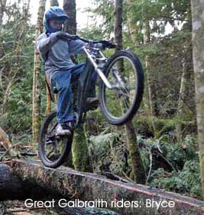 Great Galbraith Mt. Riders: Bryce on Cedar Dust