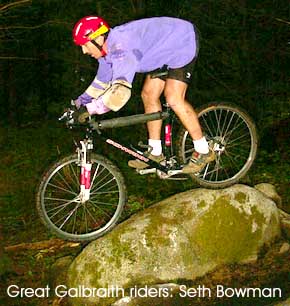 Great Galbraith Mt. Riders:Seth Bowman on Kung Fu Theater on Galbraith Mt. in Bellingham, WA