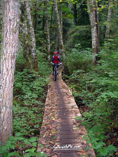 Steve Hindman on Mullet on Galbraith Mt. in Bellingham, WA