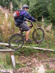 Alex Adriance on the Jaw Walk on Jaws of Death on Galbraith Mt.
