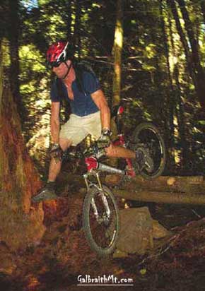 Jimmy Breitenstein on Mas Pollo on Galbraith Mt. in Bellingham, WA