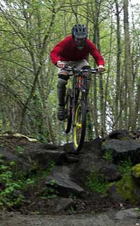 Jon Syre on the 2006 Kona Stinky