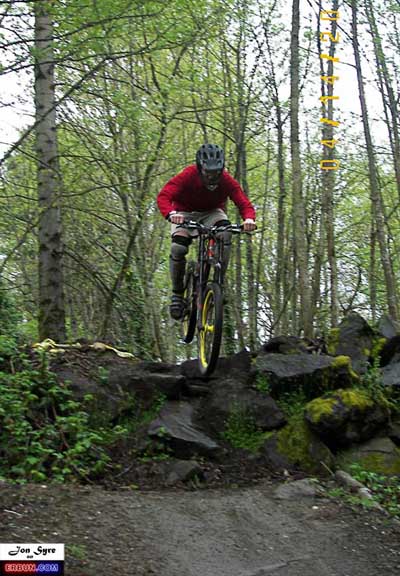 Jon Syre on the 2006 Kona Stinky