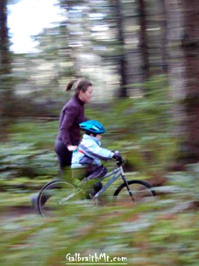 Little Hucker on Cedar Dust on Galbraith Mt.