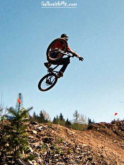 Zack on SST on Galbraith Mt. in Bellingham, WA