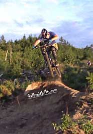 Bob Torset on the 2005 Kona Stinky on SST on Galbraith Mt.