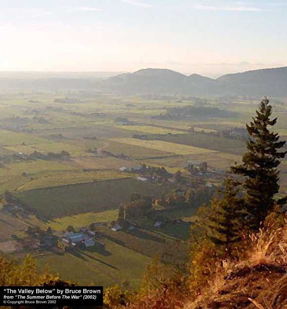 "The Valley Below, September 12, 2002" by Bruce Brown, from "The Summer Before The War" (2002) 