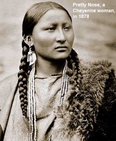 Pretty Nose, a Cheyenne woman