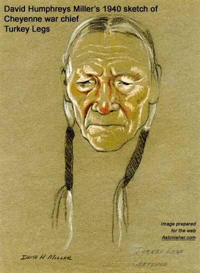 David Humphrey Miller's 1940 portrait of Cheyenne war chief Turkey Legs