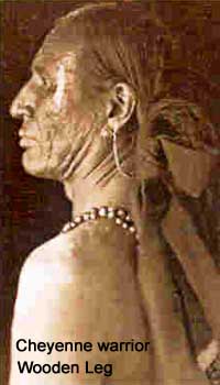 Cheyenne warrior Wooden Leg