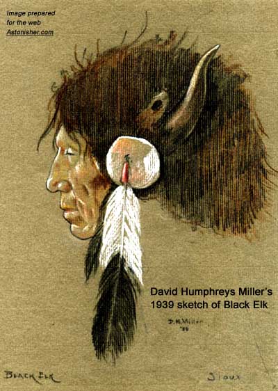 David Humphreys Miller's 1939 portrait of Oglala Sioux medicine man Black Elk