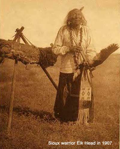 Sioux warrior Elk Head