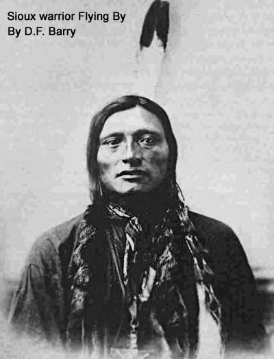 Minneconjou Sioux warrior Flying By