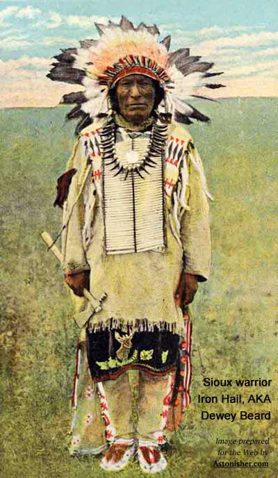 Minneconjou Sioux warrior Iron Hail