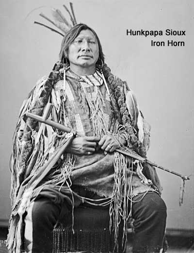 Hunkpapa Sioux warrior Iron Horn