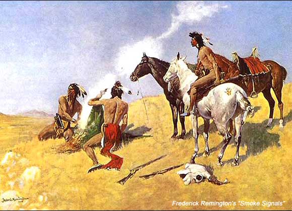 "Smoke Signals" by Frederick Remington