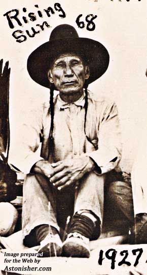 Sioux warrior Rising Sun 