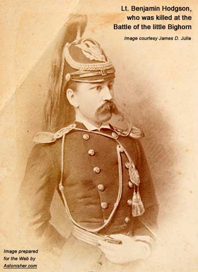 Lt. Benjamin Hodgson, killed at the Battle of the Little Bighorn