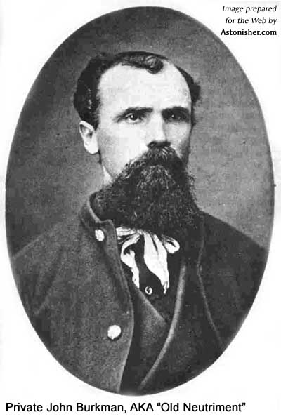 Pvt. John Burkman, Gen. George A. Custer's orderly