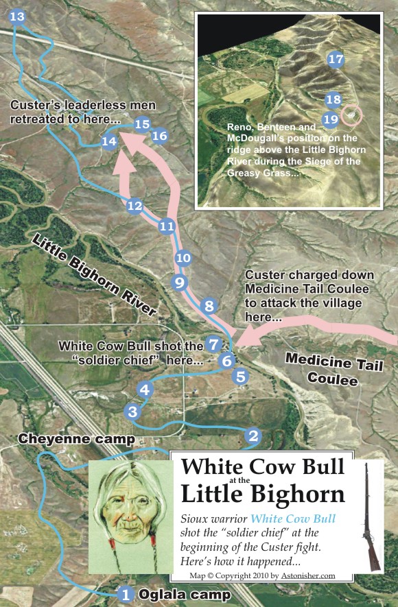White Cow Bull At The Little Bighorn