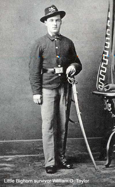 William O. Taylor, who survived the Battle of the Little Bighorn